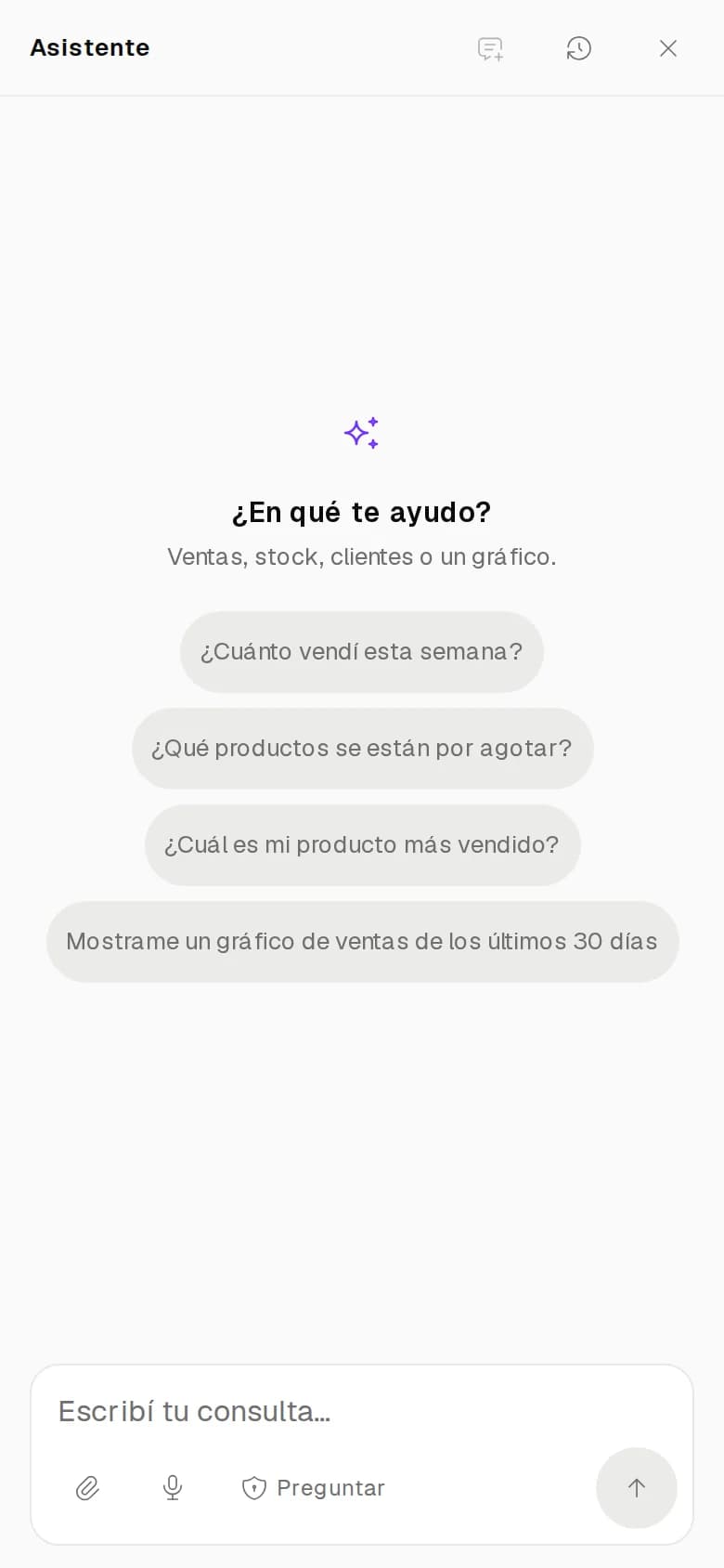 Asistente del dueño en un celular